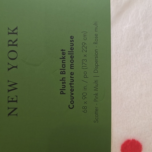 Kate Spade Plush Blanket - Picture 2 of 4